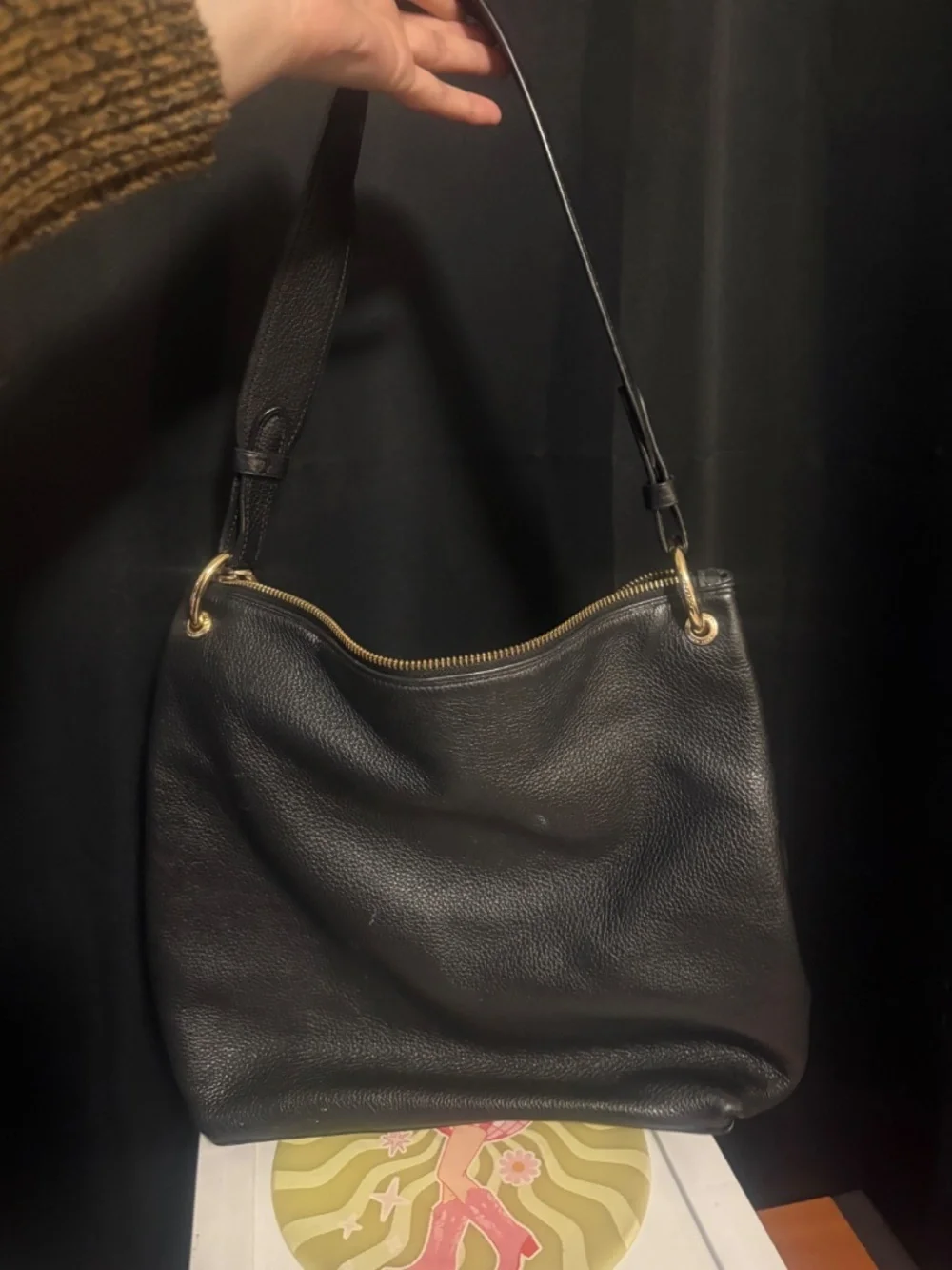 black coach hobo bag